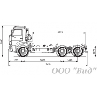Шасси КАМАЗ 6520-19