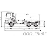 Шасси КАМАЗ 6522