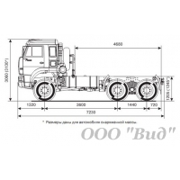 Шасси КАМАЗ  65225
